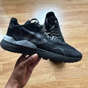 Adidas Black Mesh Sneakers - size 10.5